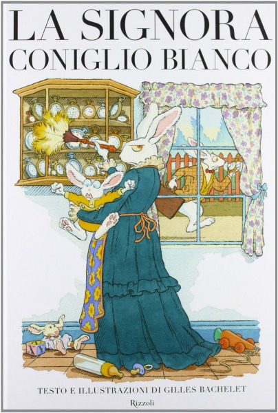 la signora coniglio bianco